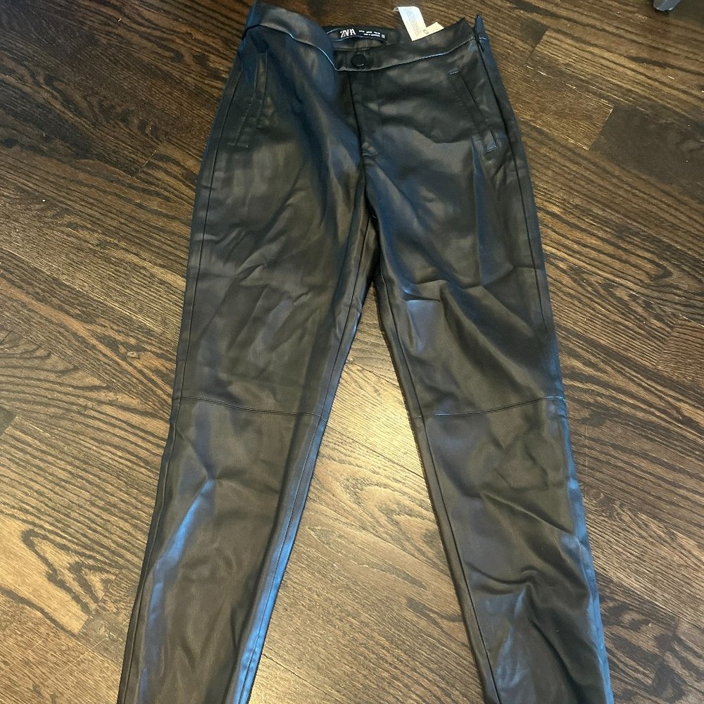 Zara leather pants